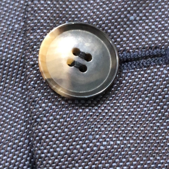 Hugo Boss Scorsese Blazer Size 44R Gray Virgin Wool Linen Blend - Picture 3 of 11